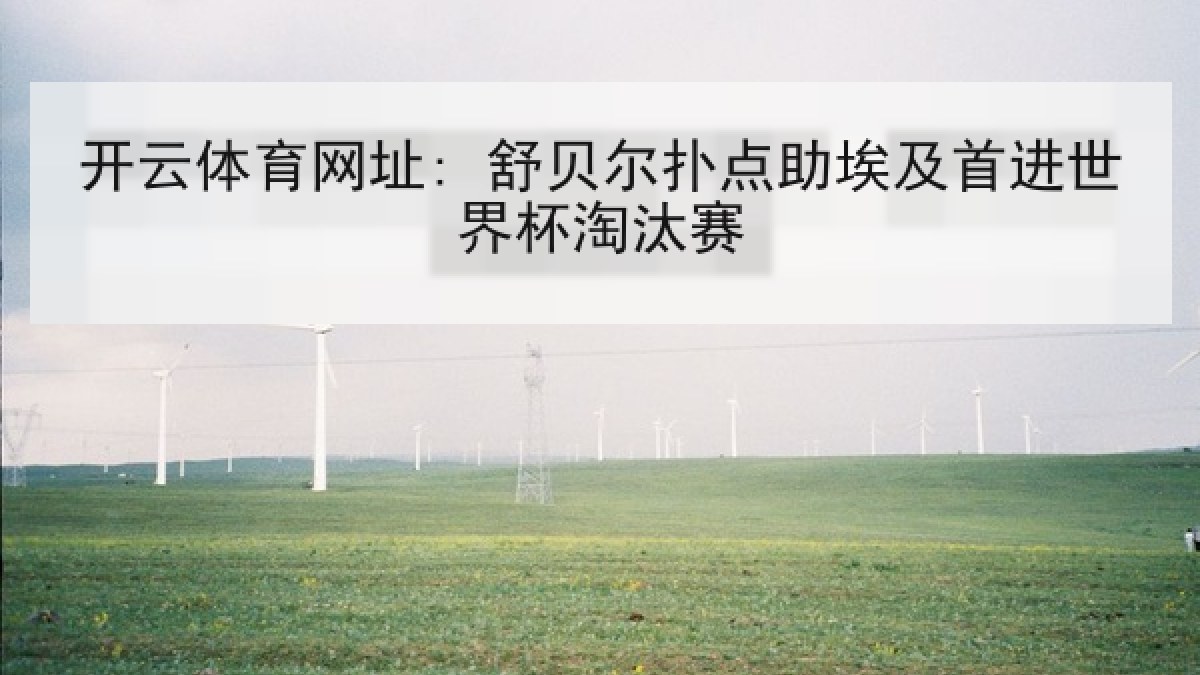 开云体育网址: 舒贝尔扑点助埃及首进世界杯淘汰赛 开云体育网址: 舒贝尔扑点助埃及首进世界杯淘汰赛